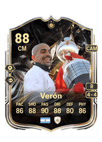 Juan Sebastián Verón Trophy Titans ICON 88 OVR
