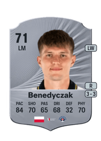 Adrian Benedyczak Rare 71 OVR