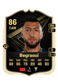 Yanis Begraoui Team of the Week 86 OVR