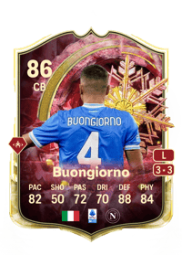 Alessandro Buongiorno Winter Wildcards Red 86 OVR