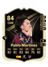 Pablo Martínez Team of the Week 84 OVR