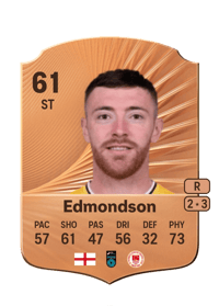 Ryan Edmondson Rare 61 OVR