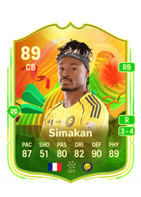 Mohamed Simakan World Tour 89 OVR
