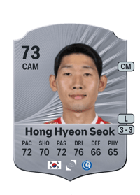 Hong Hyeon Seok Rare 73 OVR