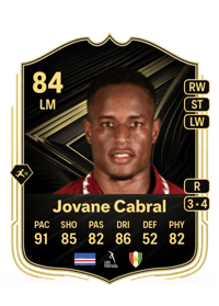 Jovane Cabral Team of the Week 84 OVR