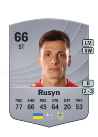 Nazariy Rusyn Common 66 OVR