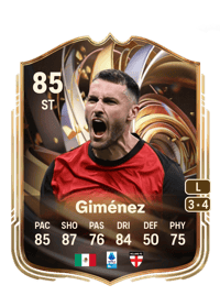 Santiago Giménez Ratings Reload 85 OVR