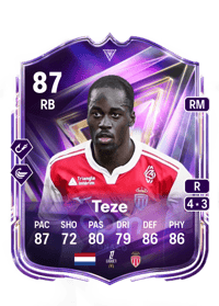 Jordan Teze FC Pro Live 87 OVR