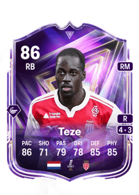 Jordan Teze FC Pro Live 86 OVR