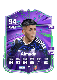 Thiago Almada Festival of Football: National Pride 94 OVR
