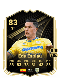 Edu Espiau Team of the Week 83 OVR
