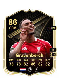 Ryan Gravenberch Team of the Week 86 OVR