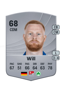 Paul Will Common 68 OVR