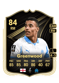 Mason Greenwood Team of the Week 84 OVR