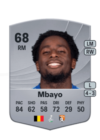 Dylan Mbayo Common 68 OVR
