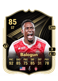 Folarin Balogun Team of the Week 85 OVR