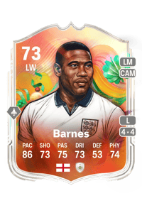 John Barnes World Tour Silver Stars 73 OVR
