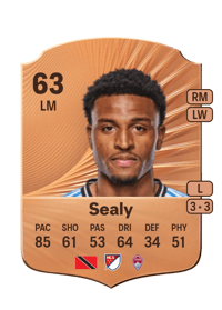 Dante Sealy Rare 63 OVR