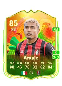 Julian Araujo World Tour 85 OVR