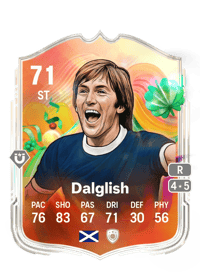 Kenny Dalglish World Tour Silver Stars 71 OVR