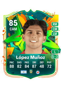 Hernán López Muñoz Joga Bonito 85 OVR