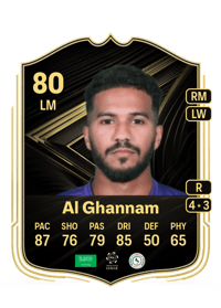 Khalid Al Ghannam Team of the Week 80 OVR