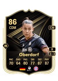 Lena Oberdorf Team of the Week 86 OVR