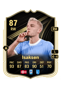 Gustav Isaksen Team of the Week 87 OVR