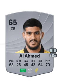 Waleed Al Ahmed Common 65 OVR