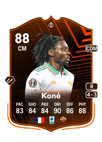 Kouadio Manu Koné UEL Road to the Knockouts 88 OVR