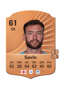 Toby Savin Rare 61 OVR