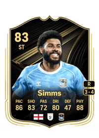 Ellis Simms Team of the Week 83 OVR
