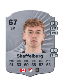 Jacob Shaffelburg Rare 67 OVR