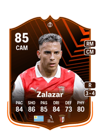 Rodrigo Zalazar UEL Road to the Knockouts 85 OVR