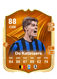 Charles De Ketelaere Star Performer 88 OVR