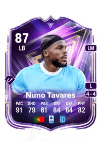 Nuno Tavares FC Pro Live 87 OVR