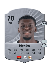 Randy Nteka Rare 70 OVR