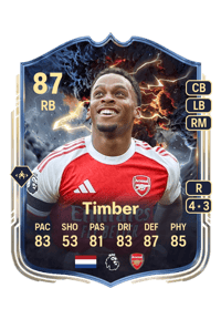 Jurriën Timber Thunderstruck 87 OVR