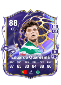 Eduardo Quaresma Future Stars 88 OVR