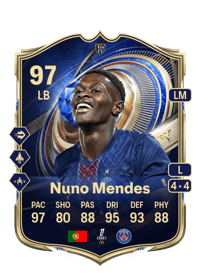 Nuno Mendes TEAM OF THE YEAR 97 OVR