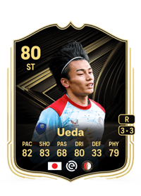 Ayase Ueda Team of the Week 80 OVR