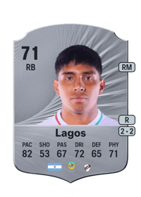 Agustín Lagos Rare 71 OVR