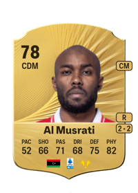Ali Al Musrati Rare 78 OVR