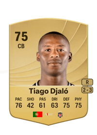 Tiago Djaló Common 75 OVR