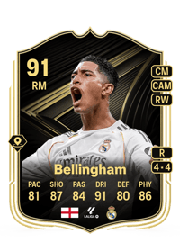 Jude Bellingham Team of the Week 91 OVR