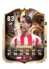 Jakub Kamiński Ratings Reload 83 OVR
