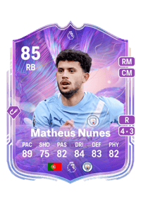 Matheus Nunes Fantasy FC FPL Live 85 OVR