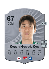 Kwon Hyeok Kyu Rare 67 OVR