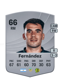 Tomás Fernández Common 66 OVR