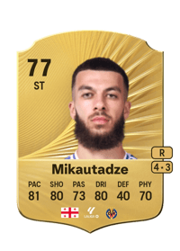 Georges Mikautadze Rare 77 OVR
